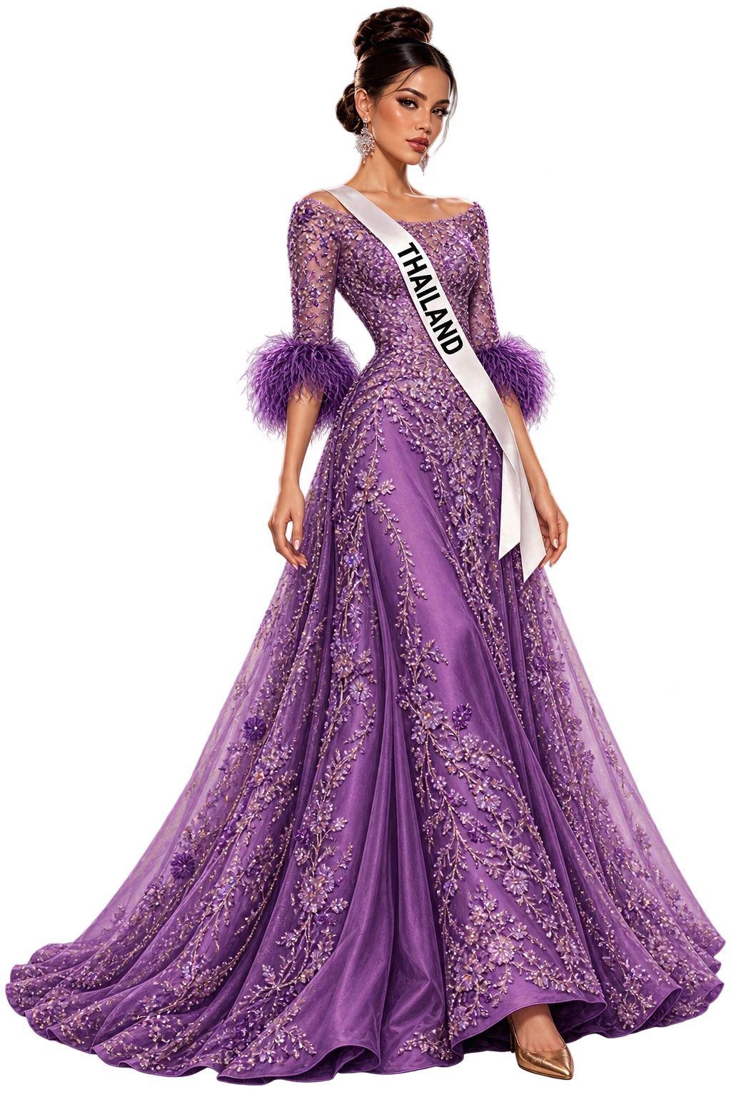 Approved illustration of Lalita Arun representing Thailand