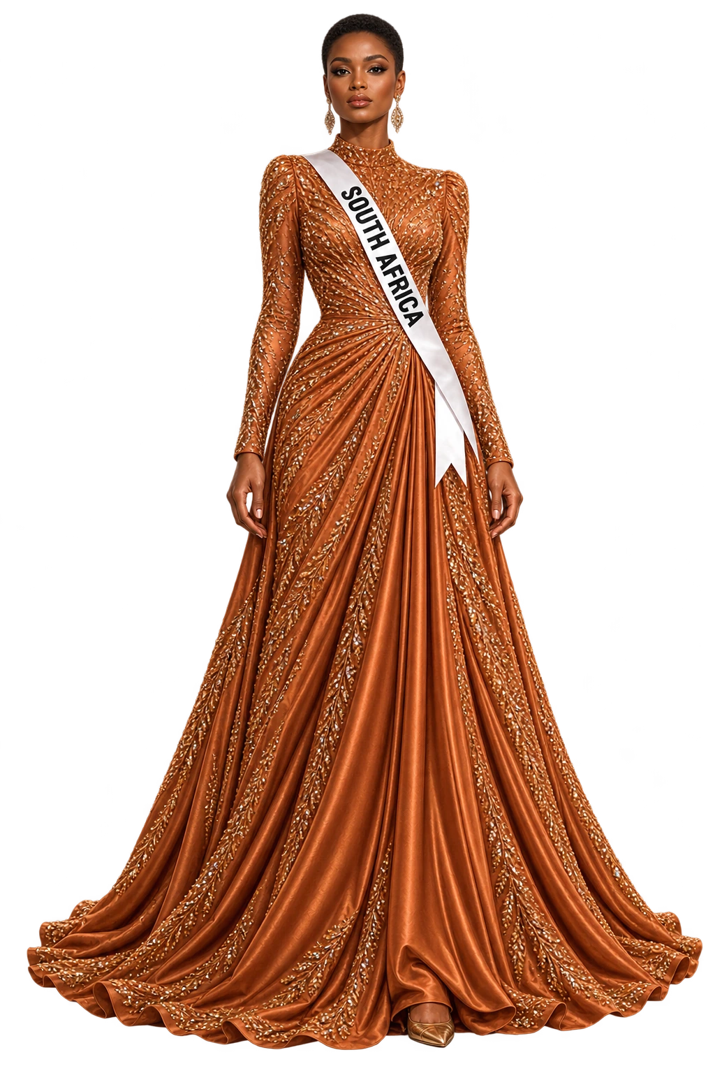 Approved illustration of Amara Nkosi representing South Africa